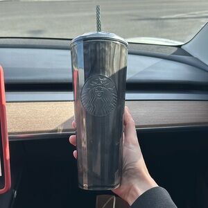 Starbucks Grey Marble Dome Tumbler